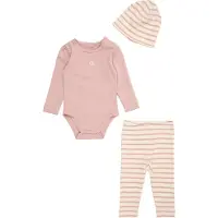 Fixoni Sett - Leggings/Lue/Body I/e - Shadow Grå - - 74 - Langermet Body