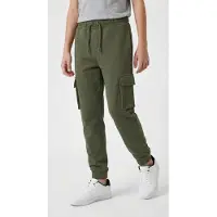 Name It Kids Joggebukser - NkmOllie - Noos - Olive Natt - - 9 år (134) - Joggebukse