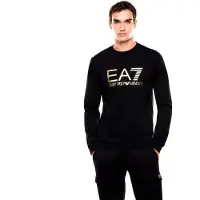 EA7 for man. 7M002278_AF22266 Sweatshirt Core black (XXS), Casual, Cotton