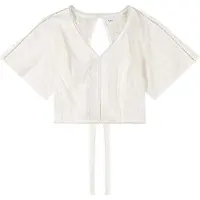 Lee 112380540 Kort Ermet Bluse