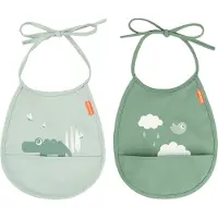 Done by Deer Smekke - PU - 2-pack - Croco Green - - OneSize - Smekke