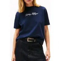 Tommy Hilfiger Script Modern Kortarmet T-skjorte