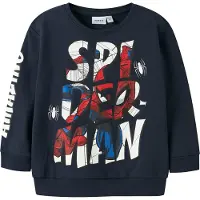 Name it Collegegenser - NmmFloyd - Spider-Man - Navy Blazer - - 2 år (92) - Collegegenser