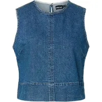 Pieces Pcsilke Denim Topp
