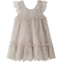 Lil´ Atelier Lil' Atelier Kjole - NmfFauna - Pimpstein Stone - - 7 år (122) - Kjole