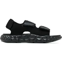 Emporio Armani unisex. 7X000667_AF23654 Water Kombat Sandals black (43), Fabric, Flat, Velcro, Casual, Beachwear
