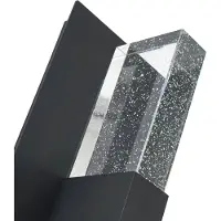 LUCANDE utendørs LED-vegglampe Velune, antrasitt/klar, 46 cm, CCT