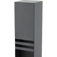 LUCANDE LED-gatelampe Oxido, antrasitt, høyde 50 cm, IP44