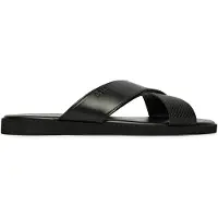 BOSS for man. 50563155 Flip flops with plain straps black (45), Flat, None, Casual