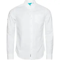 Superdry Studios Linen Bd Skjorte Med Lange Ermer