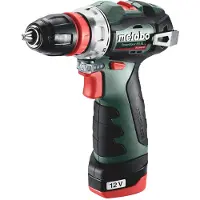 Metabo PowerMaxx BS BL Q - Drill/driver - trådløs - 2 hastigheter 10 mm - 38 N·m - 2 batterier - 12 V