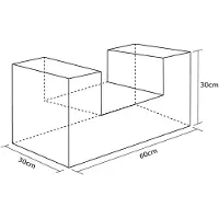 Softee Seat Straight 30x60x30cm Polstret Figur