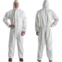 3M 4510, Hvit, M, Voksen, Unisex, Glidelås, Front