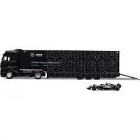 Maisto Mercedes AMG Racing Transporter 1:43 med F1 Bil W15 2024 Russell