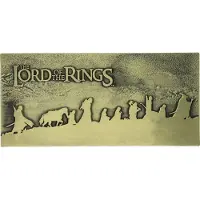 The Lord Of The Rings Begrenset Utgave Fellesskapets Metallplakett