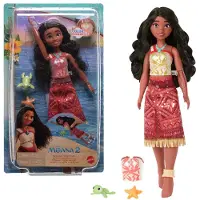 Mattel Swimming Moana Disney Princess Dukke