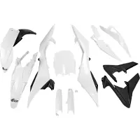 Ufo Husqvarna Tc 449/499 2011-2013 Hukit612f-041 Fork Protectors & Plastsett
