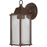 Osram utendørs vegglampe ENDURA CLASSIC LANTERN, 29 cm rustfarget IP43