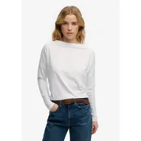 Superdry Studios Boat Neck Slub Langarmet T-skjorte