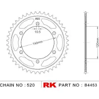 Rk 4453 520 Bakre Tannhjul
