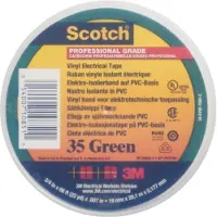 Scotch 35 isolasjonstape grønn 19 mm x 20 m 1 stk