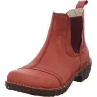 El naturalista for woman. 2N1583HA0005_008 Leather ankle boots N158 Arizona red (38), 1 to 3 cm, None, Casual