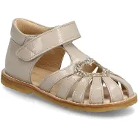 Angulus Sandaler - Glitter Hjerte - Sand/Champagne - - 21 - Sandals