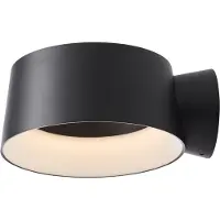 Loom Design LED-vegglampe Cookie svart aluminium Ø 15 cm