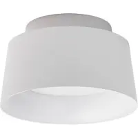 Loom Design LED-taklampe Cookie, hvit aluminium Ø 15 cm