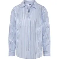 Urban Classics Oversized Striped Skjorte Med Lange Ermer