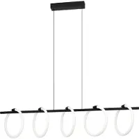 Eglo CARANACOA LANGBORD 5L SORT/HVID