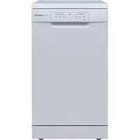 Candy Brava CDPH 2L1049W-01, Frittstående, Slimline (45 cm), Hvit, Hvit, Knapper, 2 kurver