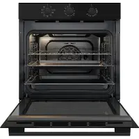 Whirlpool OMK38HU0B - Ovn - innebygd - fordypning - bredde: 56 cm - dybde: 56 cm - høyde: 58.3 cm - med selvrens - Klasse A - svart
