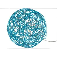 Star Trading LED 3D-designball Galax Fun, Ø 30 cm, blå