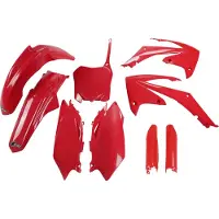 Ufo Honda Crf 250r/450r 2010-2010 Hokit113f-070 Fork Protectors & Plastsett