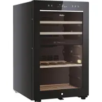 Haier Series 7 HWS42GDAU1 - Vinkjøler - Wi-Fi - bredde: 49.7 cm - dybde: 58.5 cm - høyde: 82 cm - Klasse G - svart