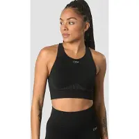 ICANIWILL Ultra Seamless Sports Bra Wmn, Black