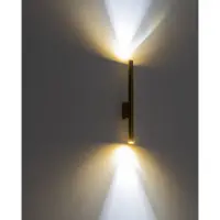 Euluna Vegglampe Laser 10562 gullfarget rør