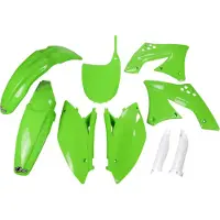 Ufo Kawasaki Kxf 450 2009-2011 Kakit213f-026 Fork Protectors & Plastsett