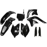 Ufo Kawasaki Kxf 450 2007-2007 Kakit209f-001 Fork Protectors &amp; Plastsett