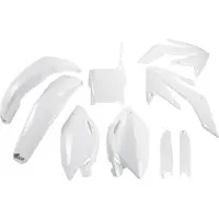 Ufo Honda Crf 250r 2004-2005 Hokit104f-041 Fork Protectors & Plastsett