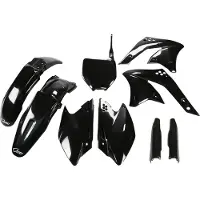 Ufo Kawasaki Kxf 250 2008-2008 Kakit210f-001 Fork Protectors & Plastsett