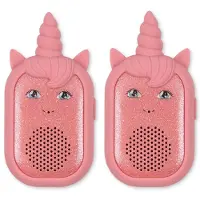 Konges Sløjd Glitter Unicorn Walkie-Talkie Glitrende Rosa