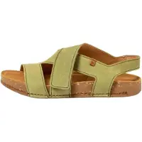 El naturalista unisex. 2579912G1005_0G3 Leather Sandals N5799 Balance green (43), 1 to 3 cm, Velcro, Casual