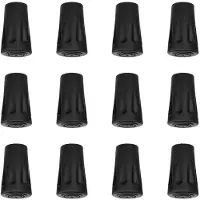 INF Gummitupp til turstav, 12-pakning Black