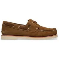 Timberland for man. TB0A2NUPEW11 Crafted beige suede boat shoes (45 W), Flat, Laces, Casual