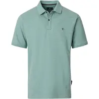 Casamoda Polo Stretch Melange Grønn Størrelse