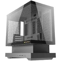 Darkflash F1 PC-kabinett M-ATX/ITX herdet glass + 6 ARGB-vifter, svart