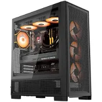 Darkflash AIRNOVA PC-kabinett (svart) + 3 vifter