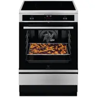 Electrolux LKI6489NOX - Komfyr - med dampfunksjon - frittstående - bredde: 59.6 cm - dybde: 60 cm - høyde: 85 cm - med selvrens